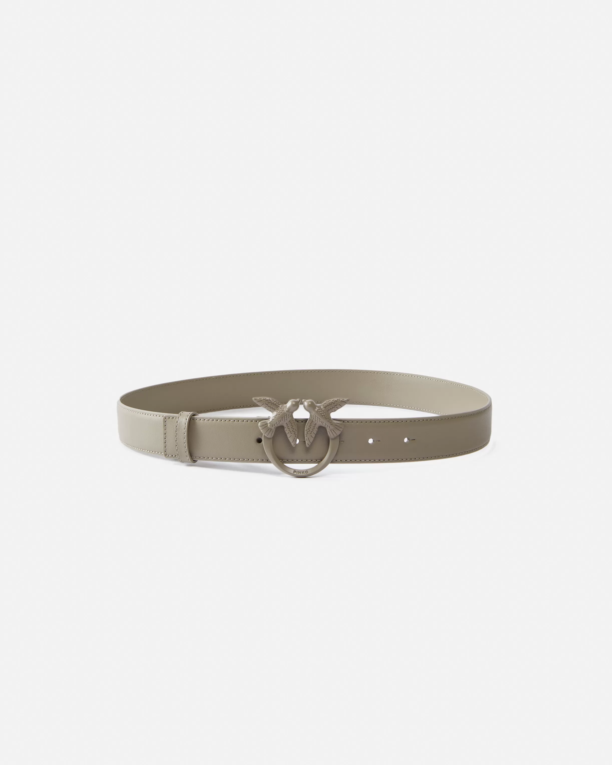 PINKO Belt with colored buckle 3cm