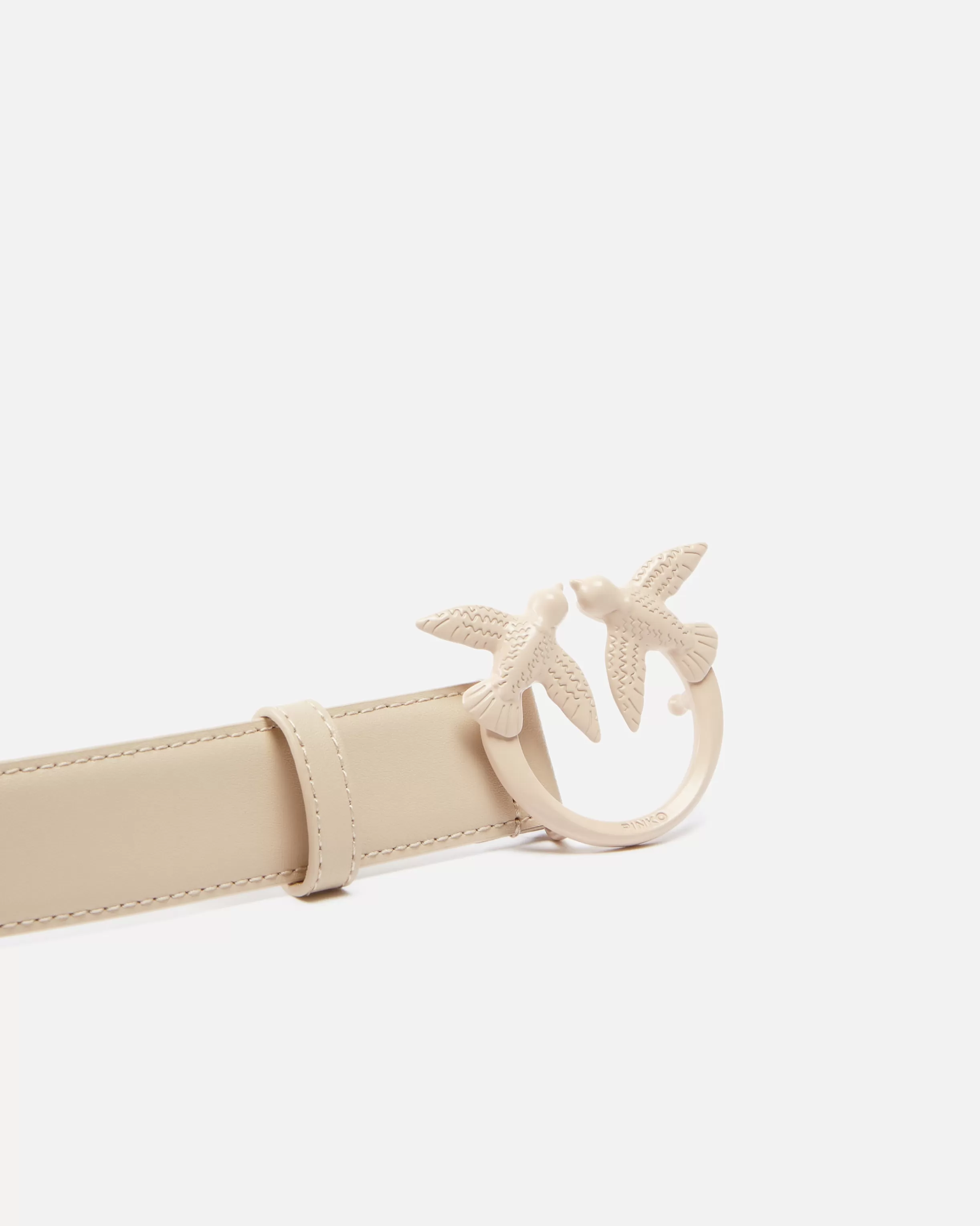 PINKO Belt with colored buckle 3cm