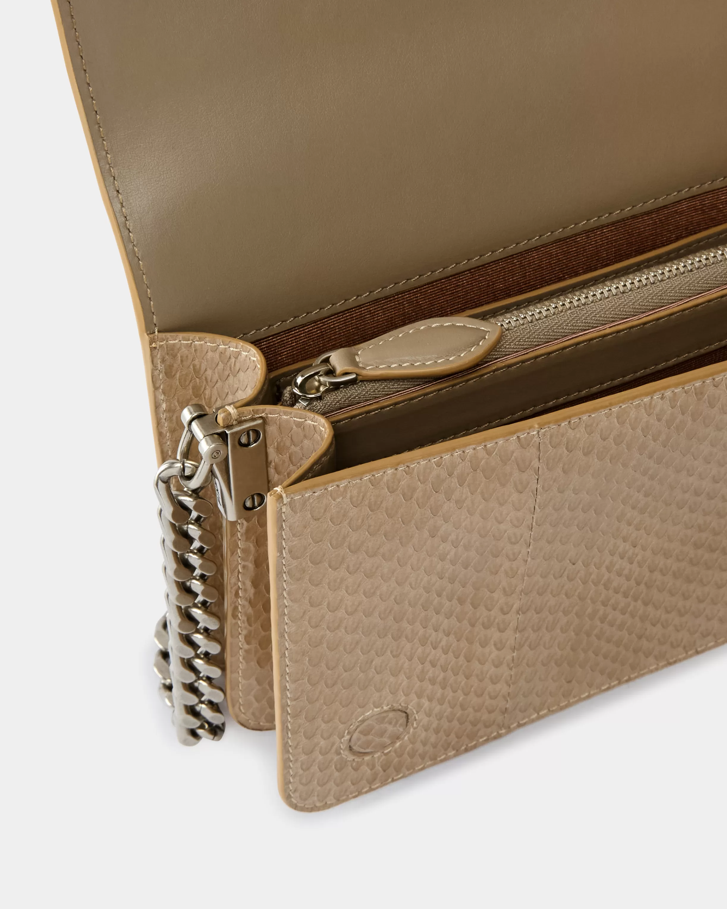 PINKO Mini Love Bag crossbody bag in glossy reptile Galleria.