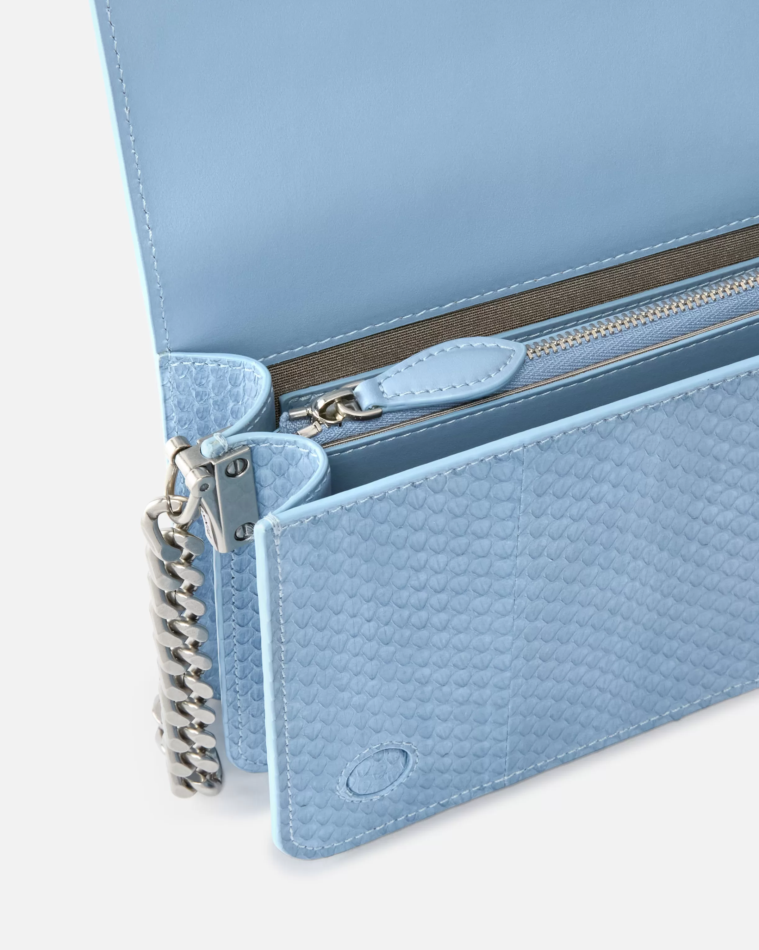 PINKO Mini Love Bag crossbody bag in glossy reptile Galleria.
