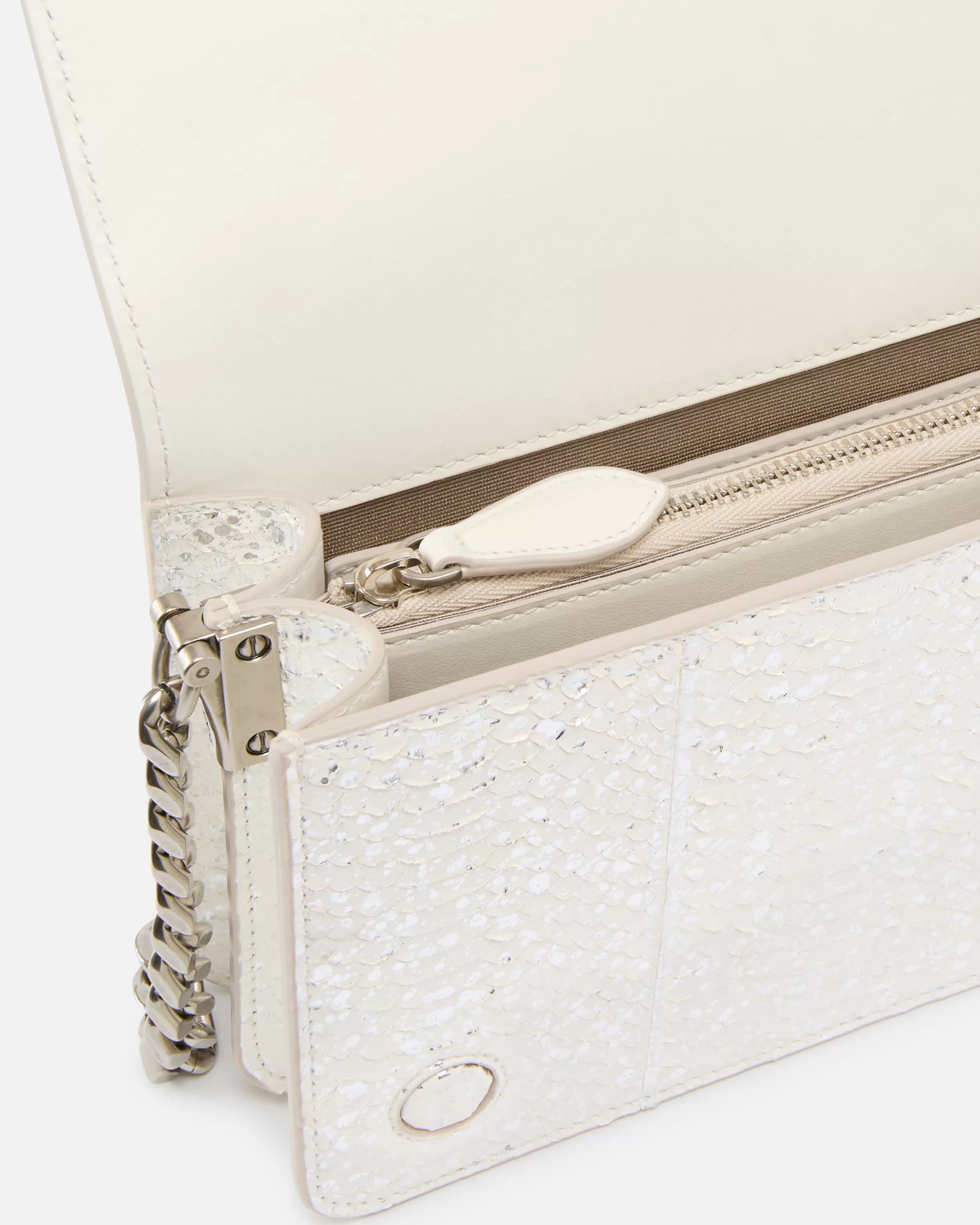 PINKO Mini Love Bag crossbody bag in laminated reptile Galleria.