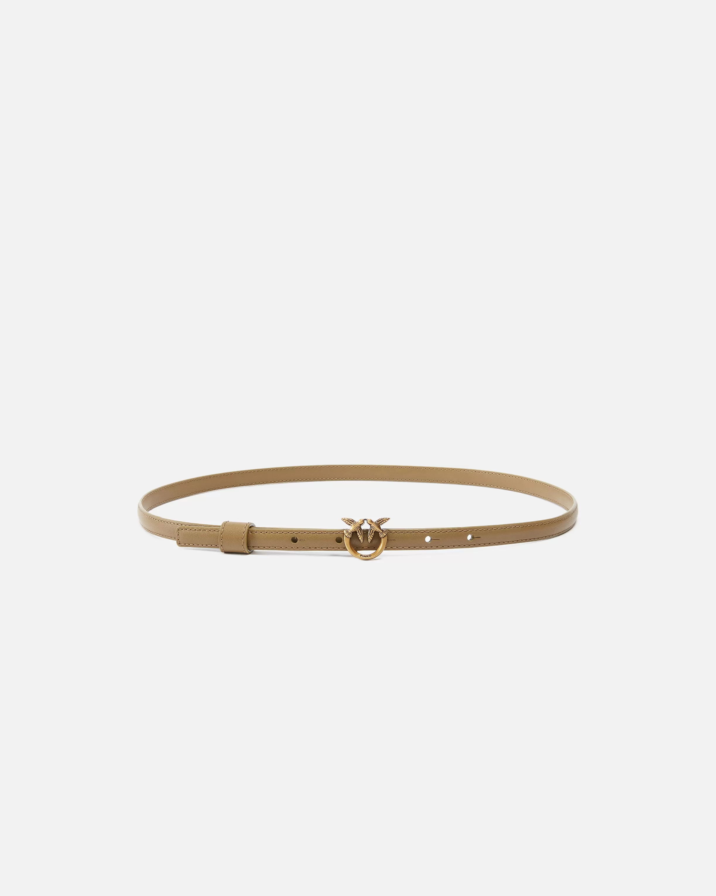 PINKO Thin belt with Love Birds buckle, 1cm
