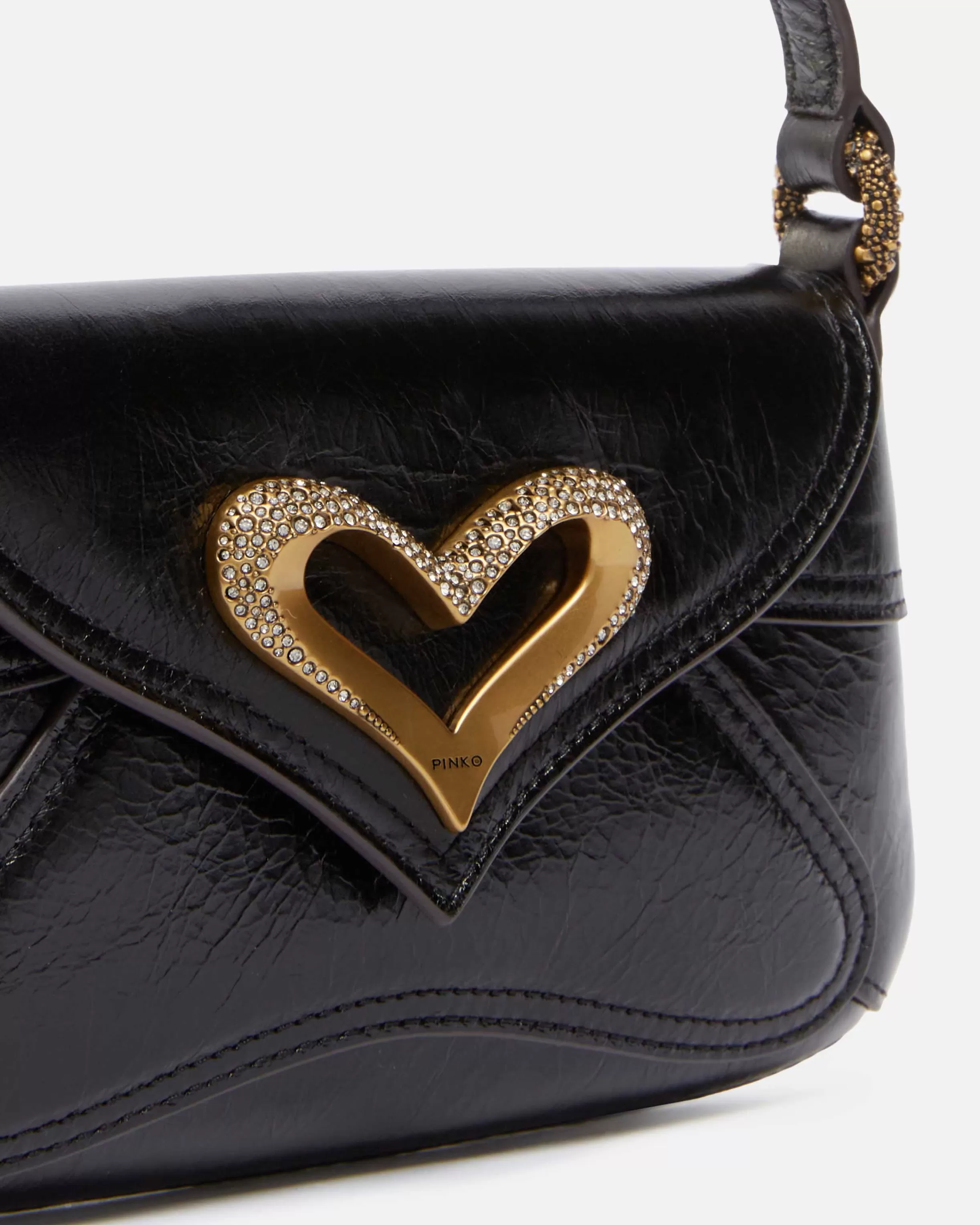 PINKO Vintage leather 520 baby shoulder bag